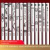 Essstäbchen-Set aus 316L Edelstahl, rutschfest, verbrühungssicher, quadratisch, für Hot Pot und Kinder