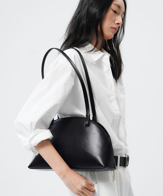 Musinsa Standard Woman Women'S Half Moon Shoulder Bag [Black]