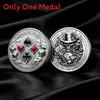 Global Football Cup Collectors Medal With 3d Relief Alloy For Sports Fans