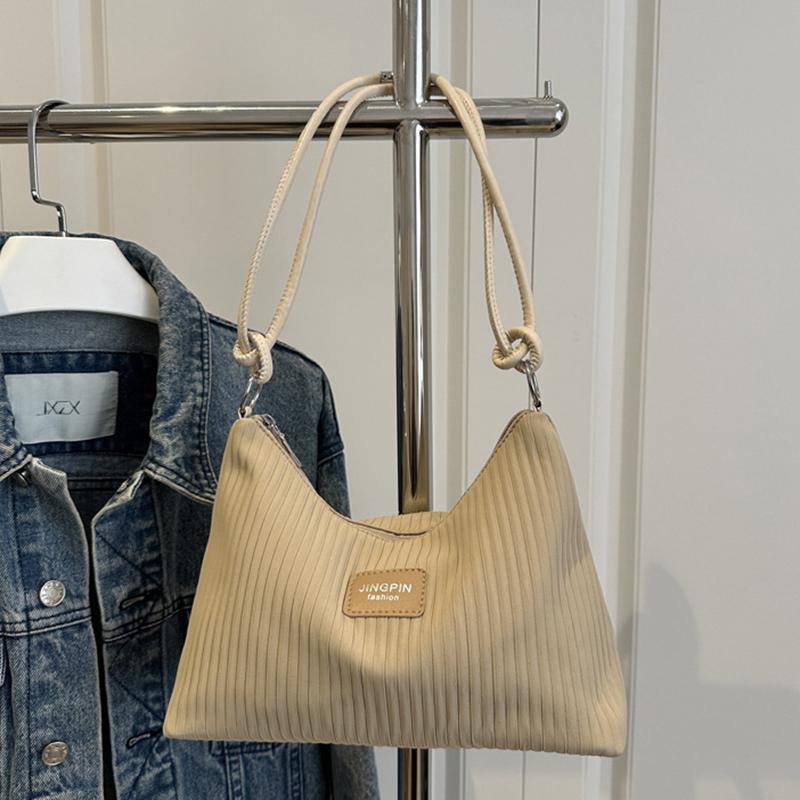 

Большая вместимость женская сумка через плечо из искусственной кожи, модная легкая, полосатая, стильная, однотонная сумка через плечо 26.5x9x19.5cm хаки