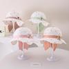Spring/Summer 2026 Korean Baby Girl Floral Bucket Hat – Cute, Fresh, Sun Protecting
