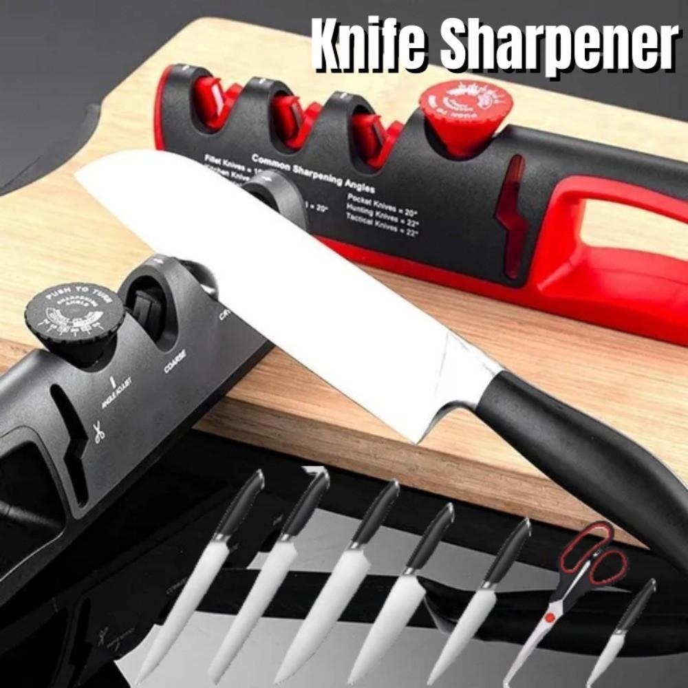 Coarse Fine Multifunctional Sharpener Stainless Steel Professional Sharpener  Cooking Accessories