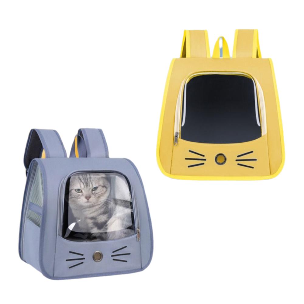 Oxford Pet Double Shoulder Bag Breathable Pet Carrying Bag Sturdy Pet Carrier  Outdoor