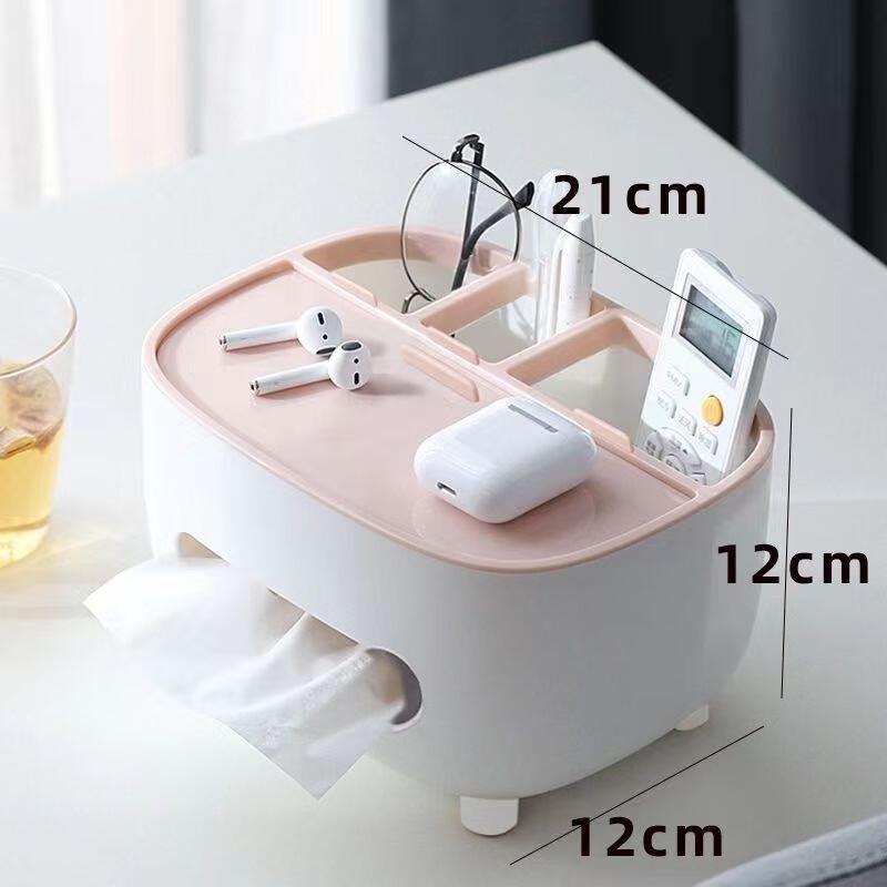 Nordic Multi-functional Desktop Organizer Tissue Box