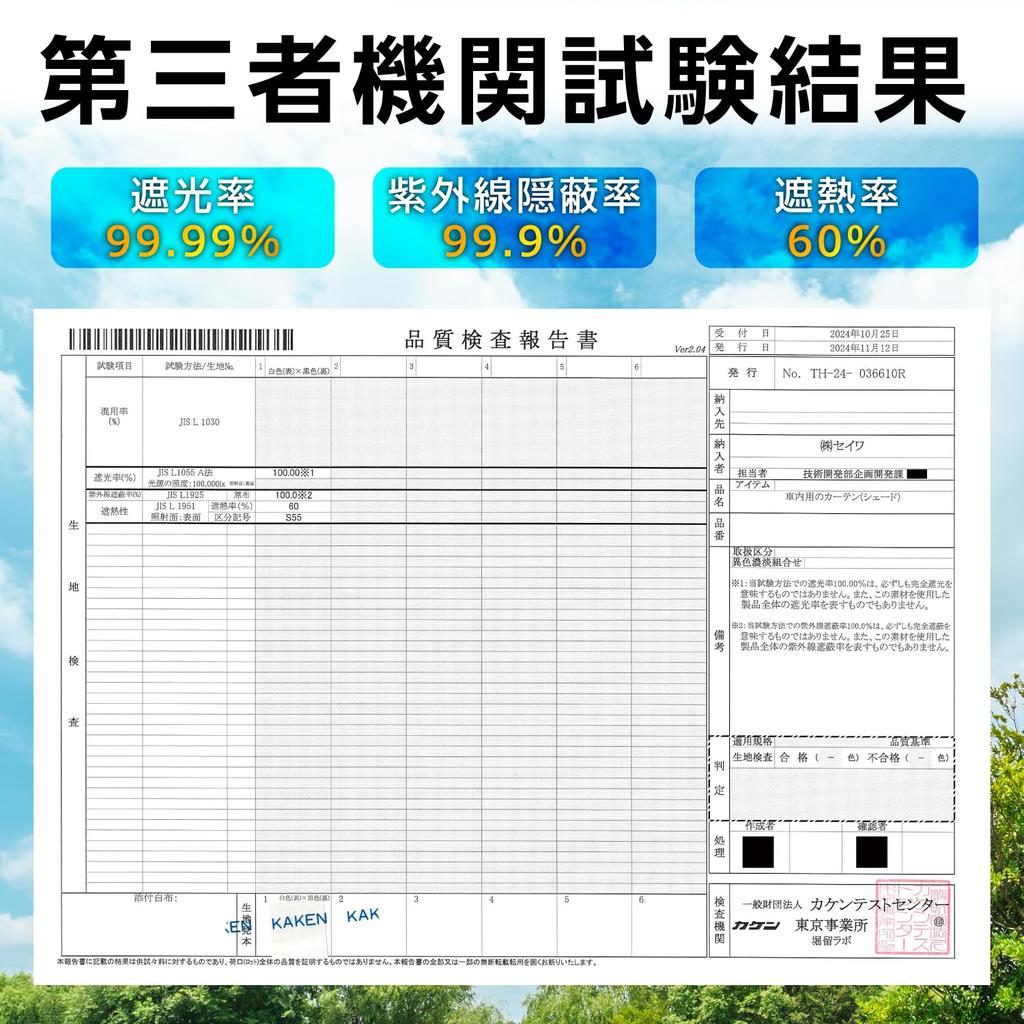 SEIWA Car High Heat Blocking Magnetic Radiant Cooling Fabric W X 520mm Easy Magnetic Sun UV Complete Heat Car Disaster Car Privacy Protection