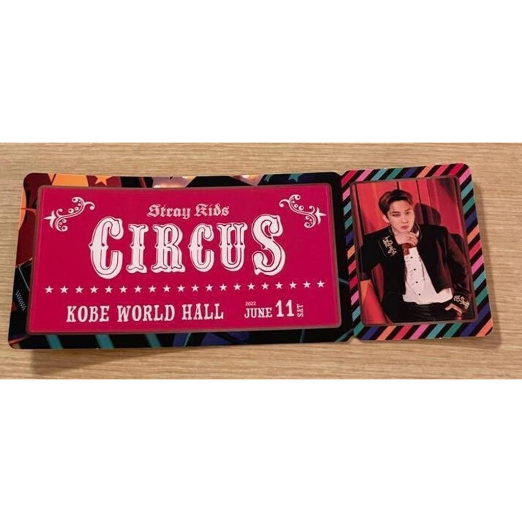 Stray Kids CIRCUS Official picture ticket Sticker Japan Kobe venue June 11,12