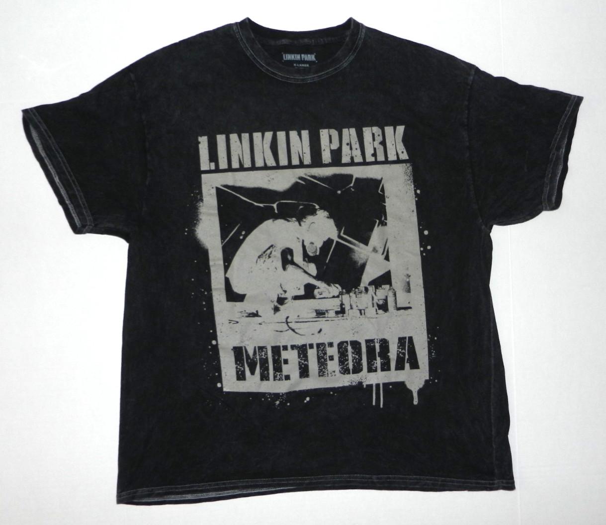 Linkin Park METEORA Acid Black T-Shirt New XXXL