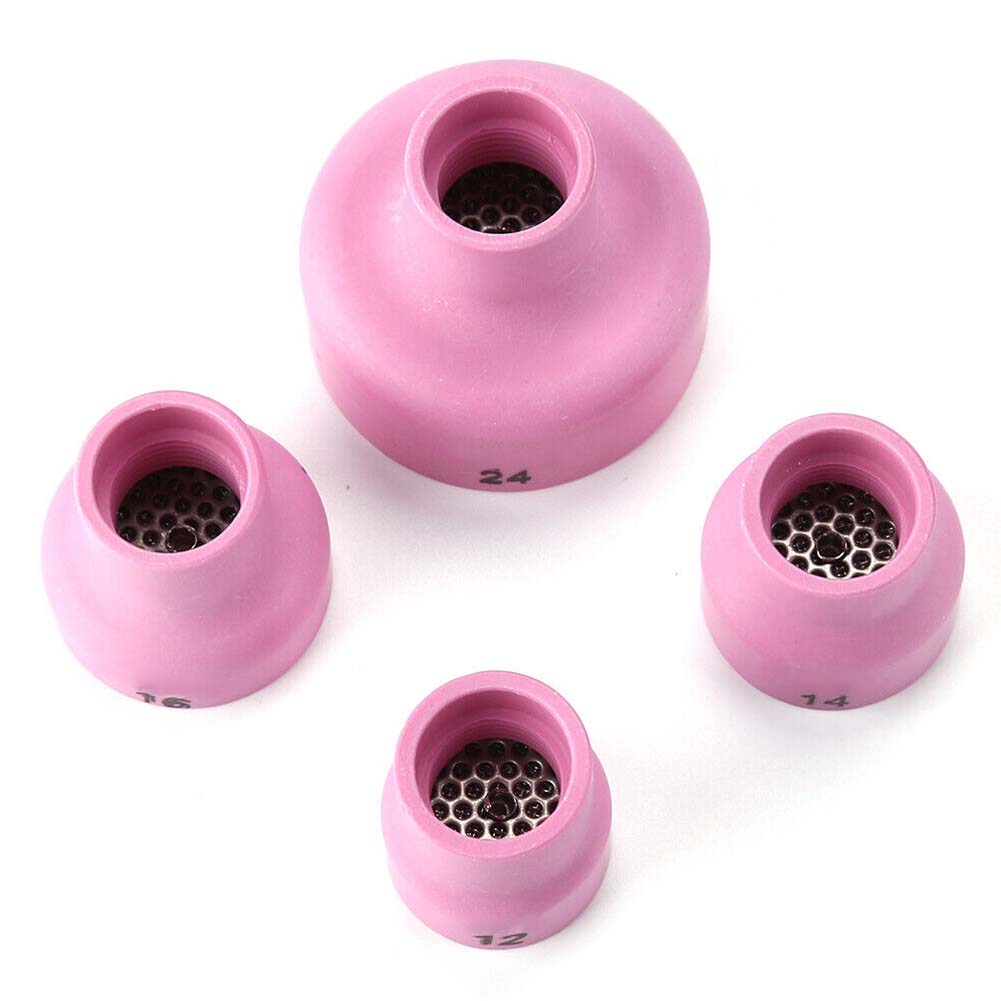 For WP9 20 Welding Alumina Nozzle Cups TIG Nozzle Kits DIY Welding Applications Complete Welding Nozzle Set Consumable