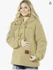 2025 Unisex Trendy Coral Fleece Hooded Sweatshirt - European & American Style, Warm & Casual