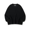 Sweater, Autumn and Winter Long-sleeved Solid Color Composite Sweater Trendy Brand Casual Loose Round Neck Sweater Light Version