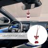 Schnauzer Ornament Key Chain Cute Dog Pendant Pet Lovers Collection Exquisite Car Purse Bag Ornament For Fitness & Traveling