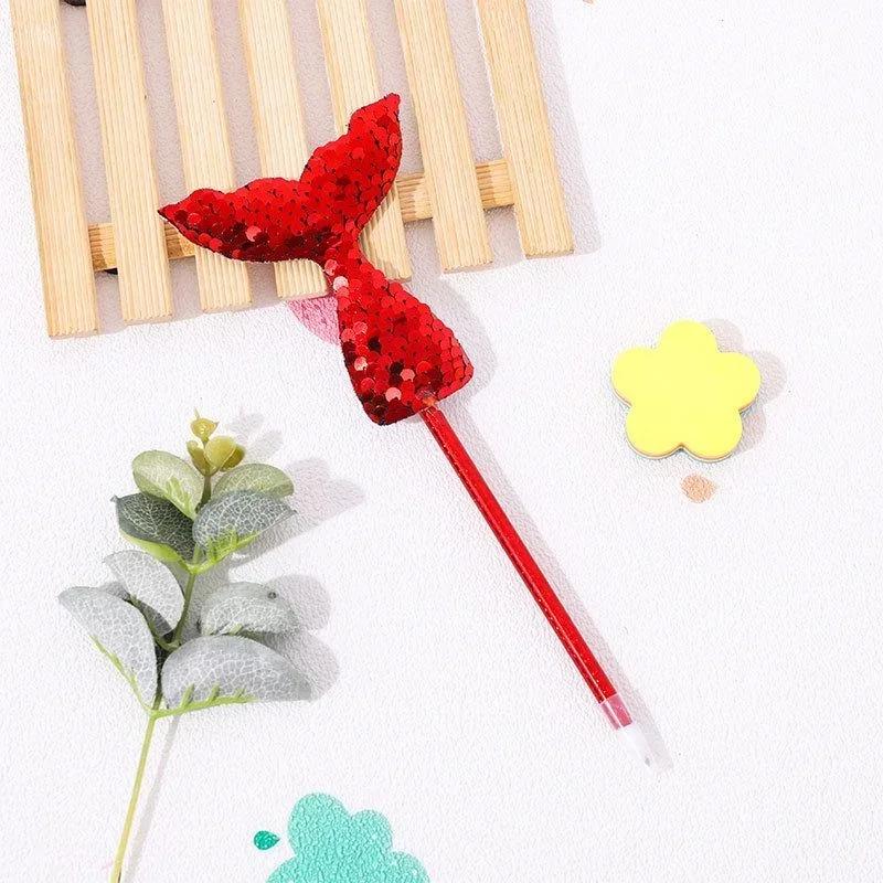 Creative Mermaid Ballpoint Pen Walking Ball Pens Princess Stationery Cute Signature School Student Kawaii Writing Supplies
