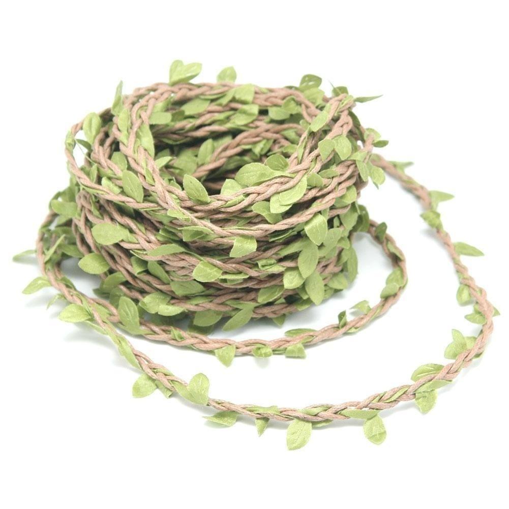 1 Roll 10m Artificial Vine Fake Foliage Leaf Garland Plant for DIY Wedding Home Garden Decor Photography Props