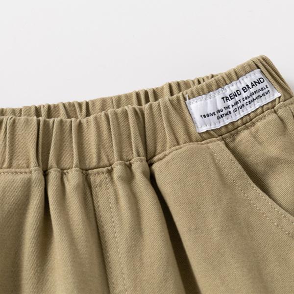 Children's Pants Boys' Pants Baby's Letter Logo Fashionable and Casual Solid Color Pants