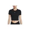 New Sportswear Essential Women's Slim-Fit Crop T-Shirt Black FB2874-010