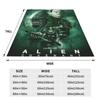Alien Vs. Predator Predator Movie Blanket Soft Warm Flannel Throw Blanket Bedding for Bed Living Room Picnic Travel Home Couch