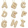 Alphabet 26 Letters Necklace Gold Color Women Sweater Chain Simple A-Z Letter Clavicle Chain  Daily