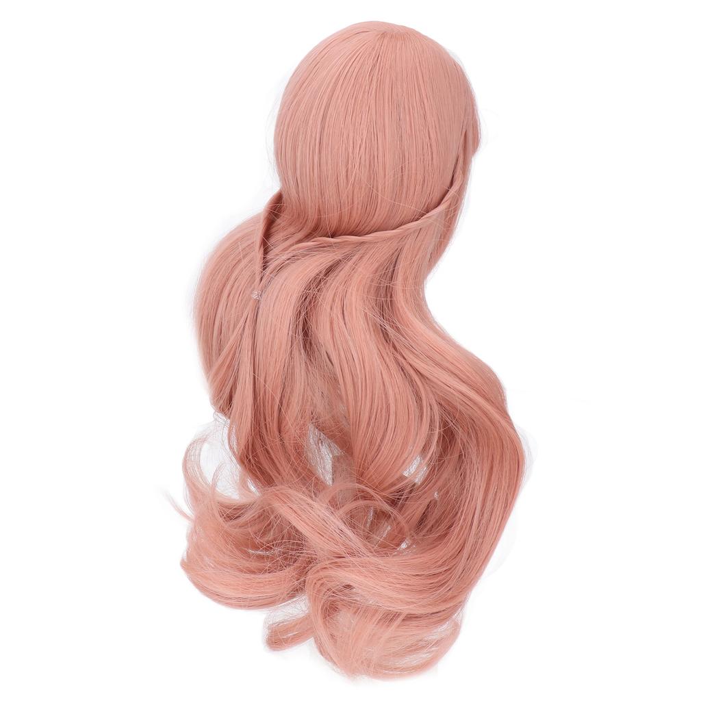 ES053 Doll Long Wig Soft Curly 8 to 9inch Doll Hair for Children Gift Children s Day Carrot Color