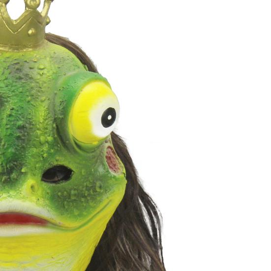 Frog Masque Novelty Adult Animal Masque Props Halloween Role Play Costume Accessories for Halloween Cosplay Parties Stage Performance