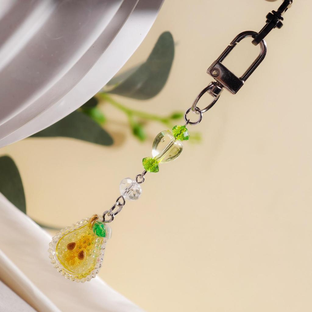 Diamond Fruit Series Hand Cream Set & Keychain Ornament