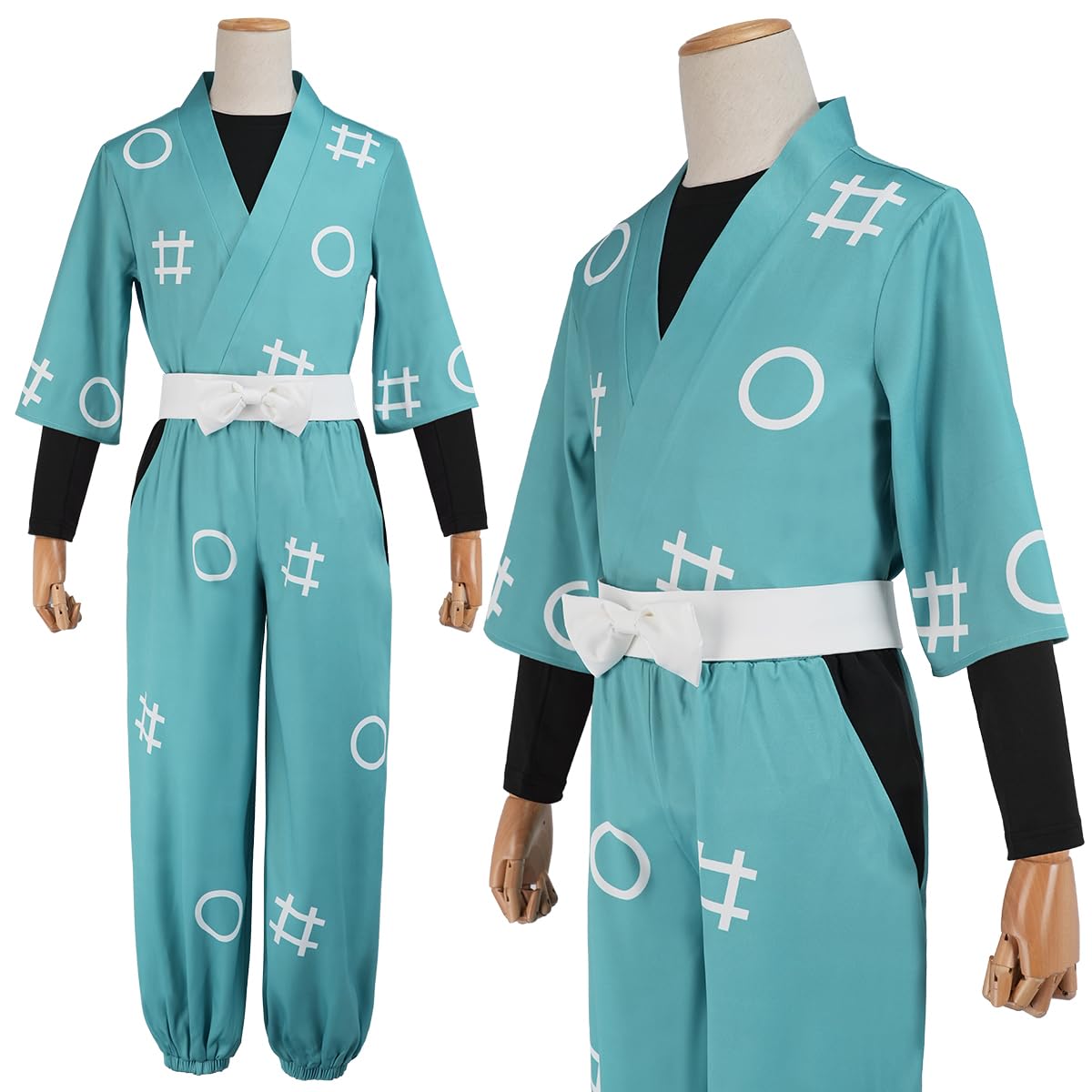 

HOLOUN Ninja Cosplay Ninjutsu Academy Student I Ro Ha Rantaro Kirimaru Shinbei Halloween Cosplay Anime Size M First-Year Uniform, Class, Class, Class,
