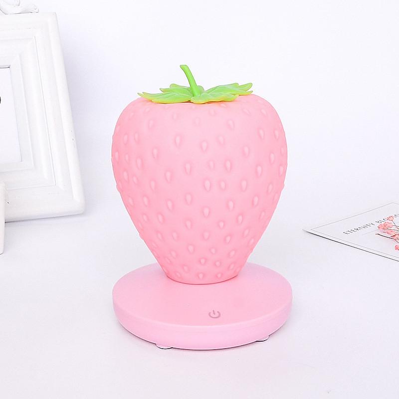 Creative Led Fruit Night Light For Girls Children Bedroom Gift Factory Direct Cross-border Explosive Model Rechargeable Patent Design