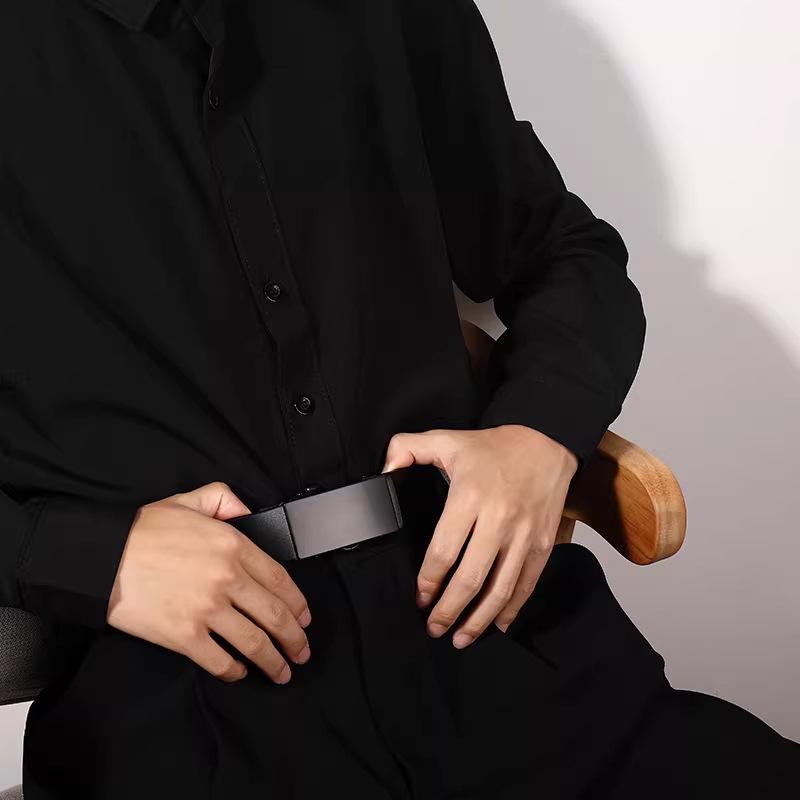 Trendy Men's Ratchet Belt: Versatile Business & Casual Style