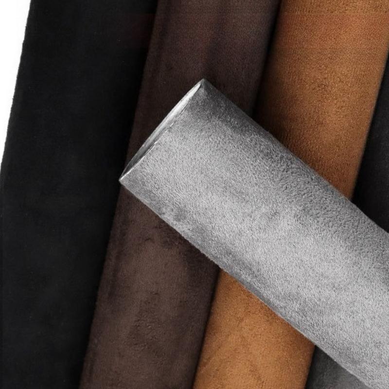 30cm/50cm*150cm Black Gray Coffee Colors Self Adhesive Suede Fabric Sticky Leather Velvet Cloth for DIY Car Interior Modified