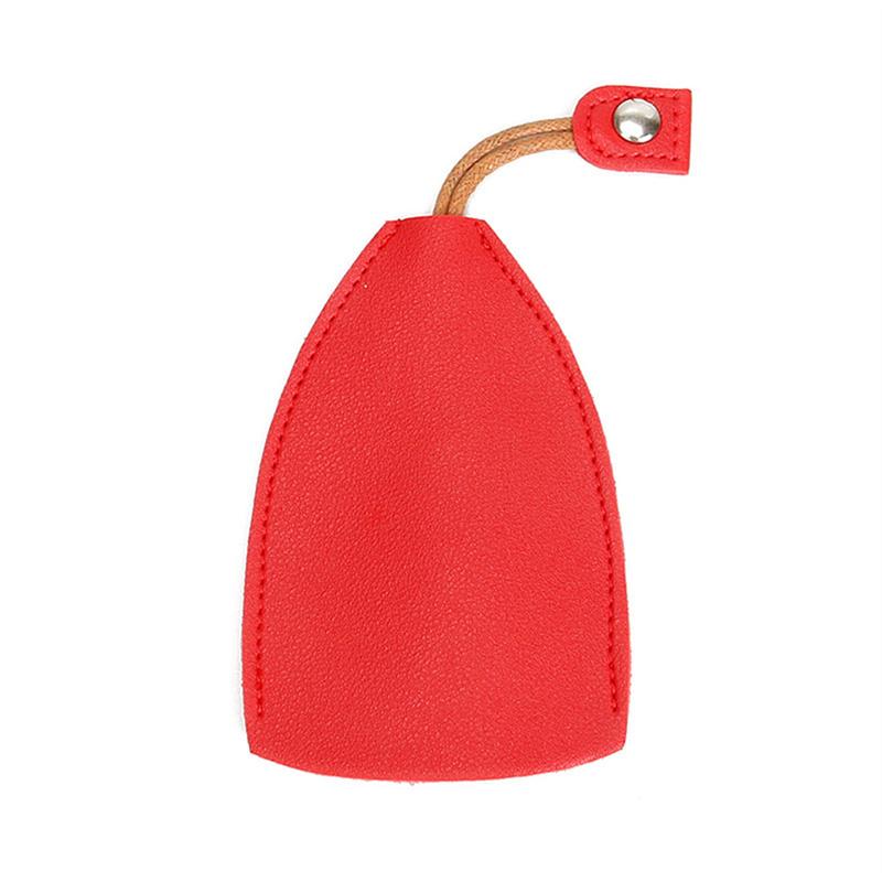 Cute Pu Leather Car Key Case Pull-Out Car Keychain Bag Large-Capacity Personalized Keychain for Women Car Key Cover