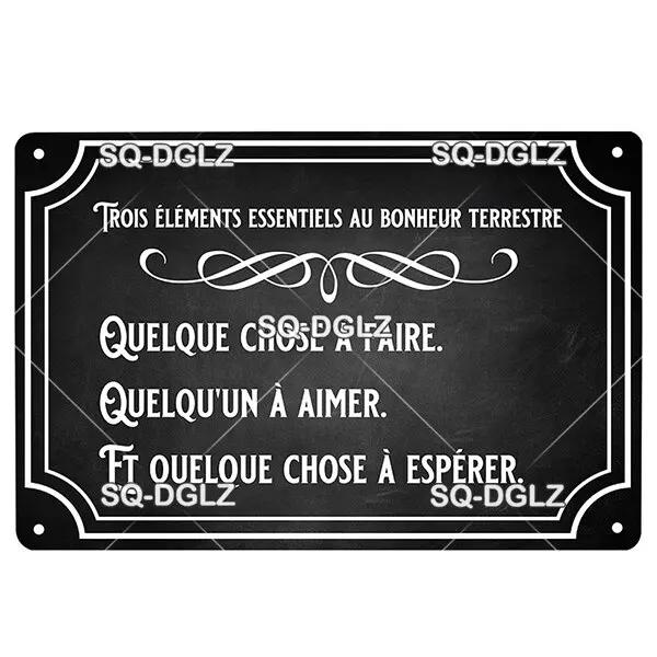 

Vintage French Retro Metal Tin Sign France Place Plaque for Bar Pub Club Wall Decor Decorative Iron Painting Plate 20x30cm