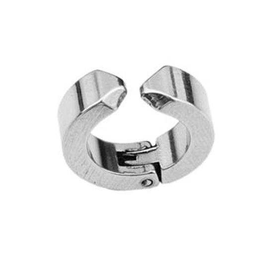 Classic versatile basic earrings for men and women, stainless steel non-pierced ear clips that do not fade