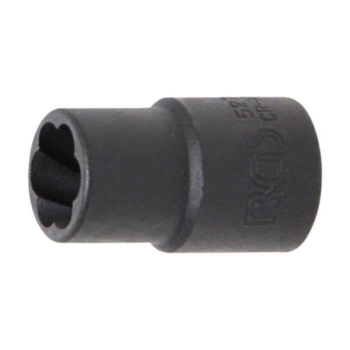 Douille Extracteur De Vis Cassées - BGS TECHNIC - 10 Mm (3/8") - Profil Spirale - Clé À Choc