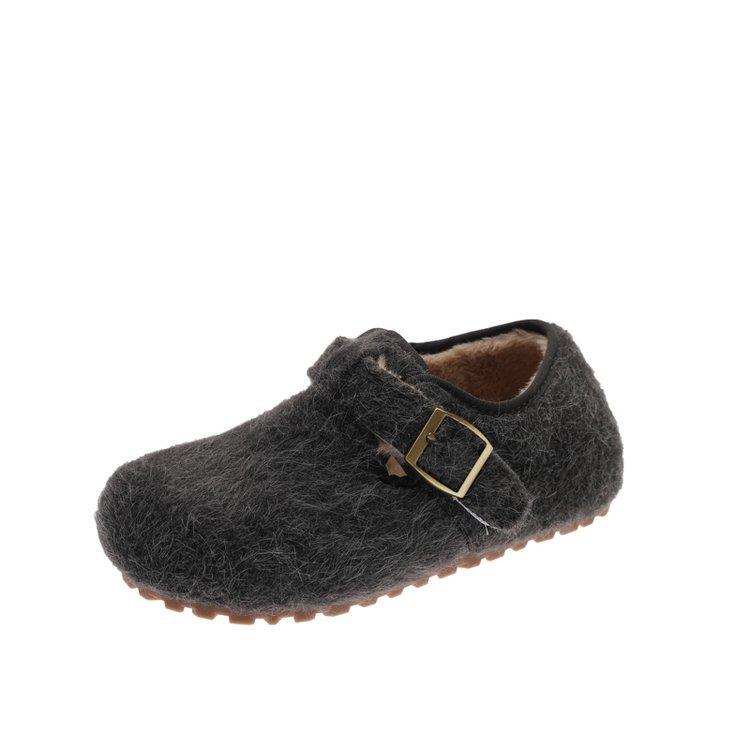 Inner Height Increase Small Plush Shoes Women's 2025 Autumn and Winter Thermal Velcro Cotton Shoes Bag Heel Boken Shoes