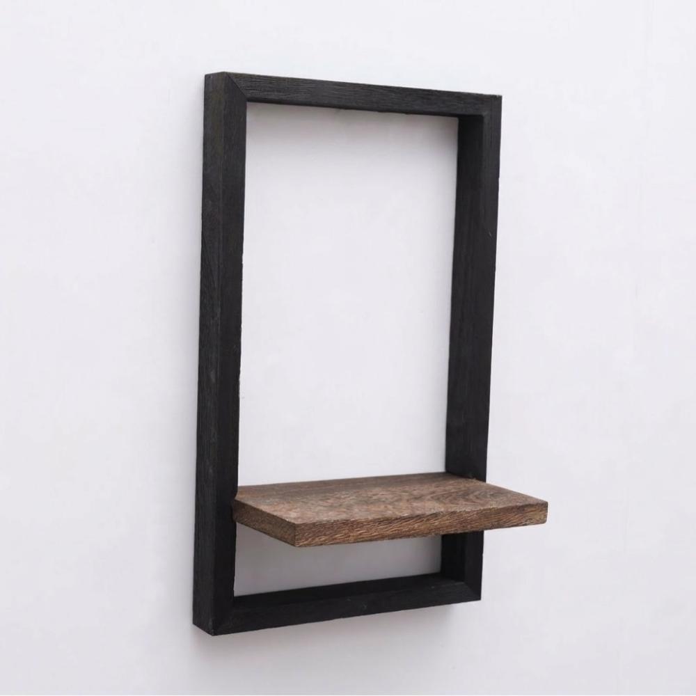 Wooden Wall Plant Shelf Strong Load-bearing Indoor Plant Stand Plant Display Rack Bedroom