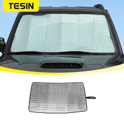 TESIN Car Front Windshield Sunshade Cover For Suzuki Jimny JB43 2007-2013 2014 2015 2016 2017 Sun Visor Interior