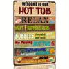 Tin Sign Art Metal Wall Decor 20x30cm Retro Vintage Painting