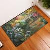 Carpet Door Mat Indoor Floor Mat Non-slip Rug Retro Oil Painting Printing Kitchen Entrance Door Mat