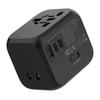 Universal Travel Adapter, Multi Plug 220v to 5v Outlet usb Type c Socket Multicontacto con usb y Corriente Charger For EU/UK/USA