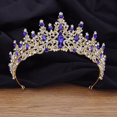 Luxury Crystal Wedding Crown Royal Queen Pageant Headbands Bridal Tiaras Headdress Bride Crown Hair Jewelry Head Accessories