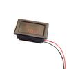 Waterproof Battery Monitor 12-60V Universal 8-Segment LED Display Auto Voltage Detection Reverse Polarity Protection for Lithium