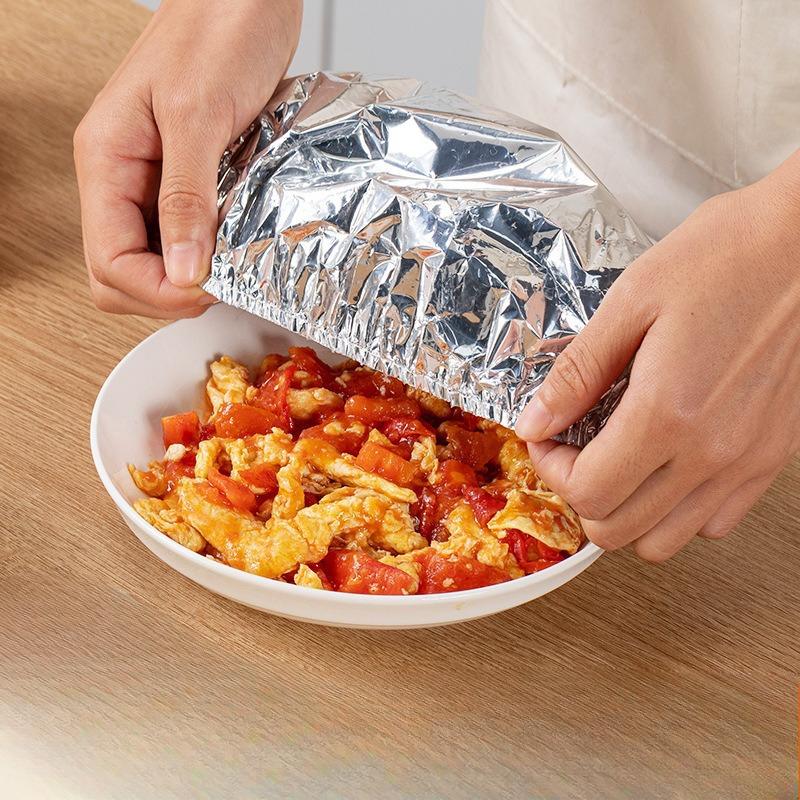 Aluminum Foil Insulation Cover, Table Food Insulation Cover, Kitchen Preservation, Heat Insulation and Heat Preservation Film