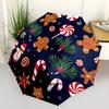 1pc Cookies Automatic Folding Umbrella, Heavy-Duty 8-Rib Construction, Perfect for Everyday yy251114130