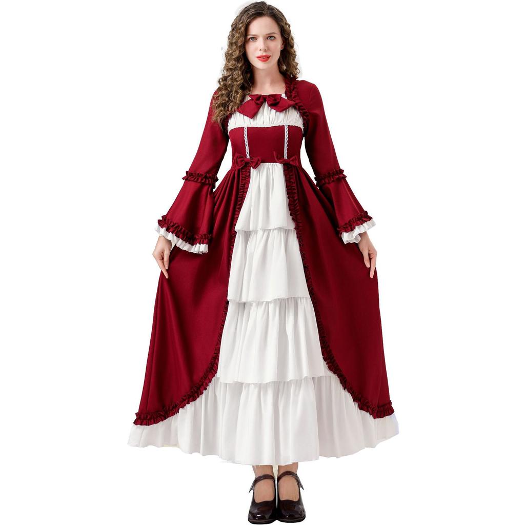 Anime lolita dress medieval court vintage goth queen cos dress holiday party uniform
