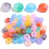 50pcs 14x8mm Big Hole Acrylic Beads Colorful Round Loose Beads For DIY Jewelry Making Handmade Necklace Bracelets Accessories