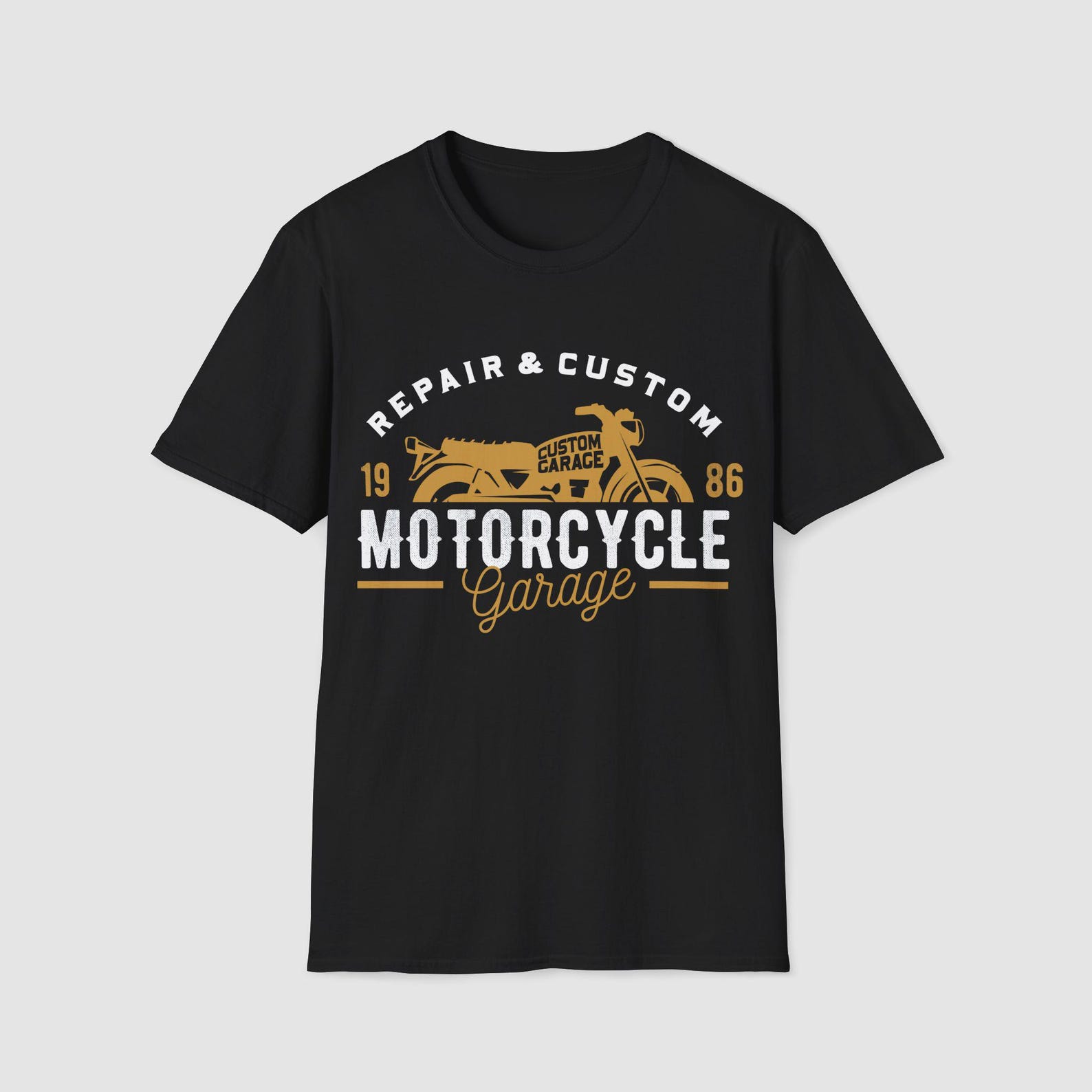 Motorcycle Garage - Biker Tee (unisex tshirt) M