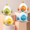 Cute Bird Pet Egg Impact Catapult Tumbler Toys For Children Inertia Car Bird Tumbler Children Interactive Toys Pull Back Car