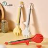 Multi-Functional Silicone Kitchen Tongs: Anti-Scald, Barbecue, Roasting, and Food Clips