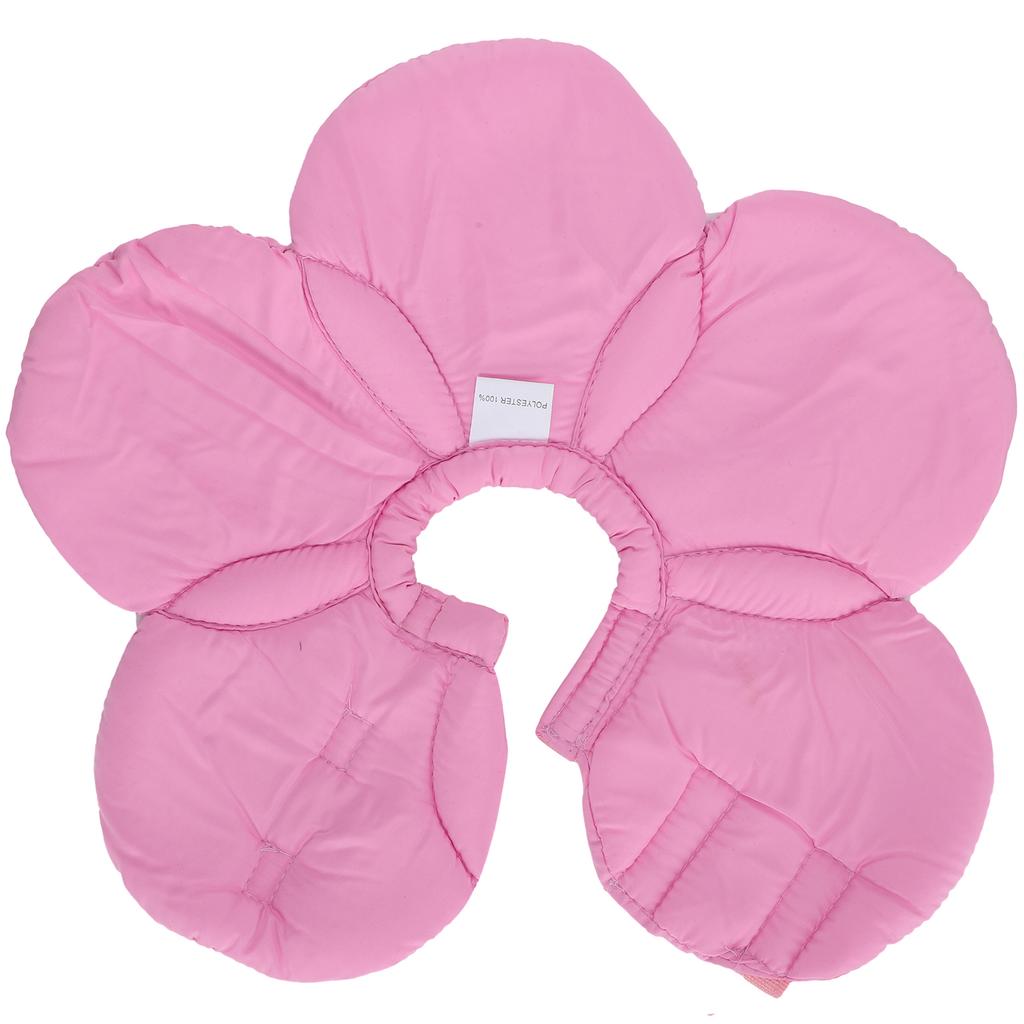 Flower Shape Dog Protective Collar Adjustable Pet Soft Wound Recovery Neck CollarPink M