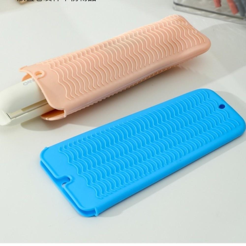 Non-Slip Heat Curling Pouch Multifunctional Curling Iron Insulation Mat  Hair Styling Tool