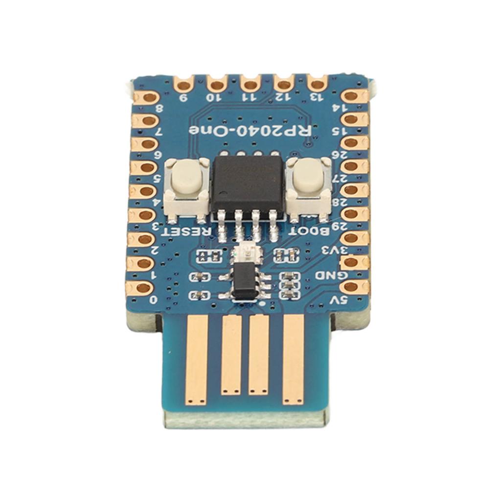 Microcontroller RP2040 One USB A Male Port Dual Core 4MB Flash PCB Pico Expansion Board for Raspberry Pi